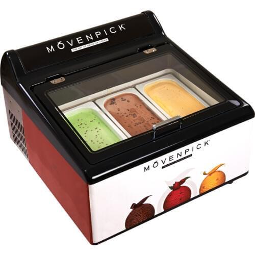 Commercial ice cream display cabinet machine Refrigerator Commercial egg roll cone ice cream sundae storage machine