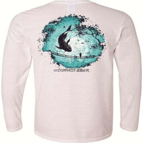 Mens Professional Super Soft Breathable Long Sleeve UPF 50 Outdoor Wear Hygroscopic And Sweat Releasing With Fishing T Shirt