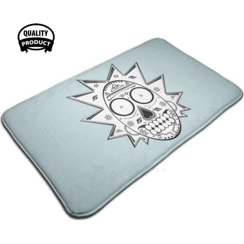 Sugar Skull Rick 3D Soft Non-Slip Mat Rug Carpet Foot Pad Rbppsubmission
