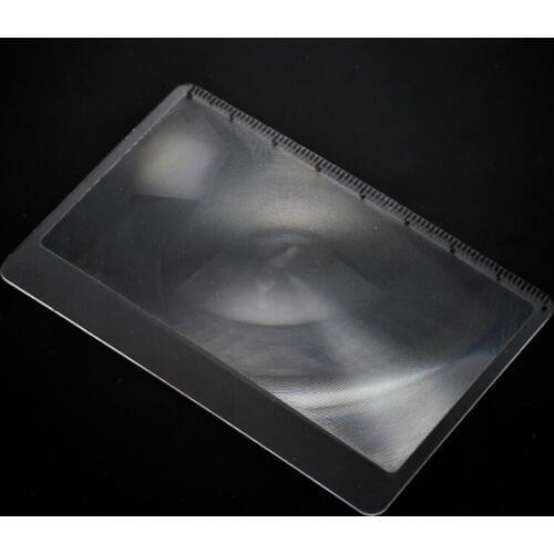 Portable Pocket Solar Igniter Fire Starter Ruler Outdoor Camping Travel Multi-tool Rectangular Magnifier Magnifying Sheet Card
