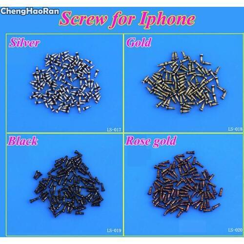 ChengHaoRan 2PCS Pentalobe Screws 5 Point Star Pentagen Pentagonal Screw Bottom Dock screw for iPhone 5 5S 5C 6 6S 7 6/6S/7 Plus