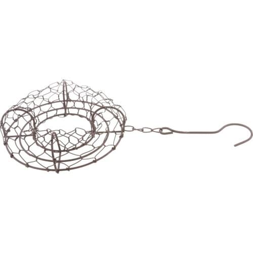 Romantic Iron Ring Frame Wire Wreath Succulent Pot Wedding Decoration 21cm