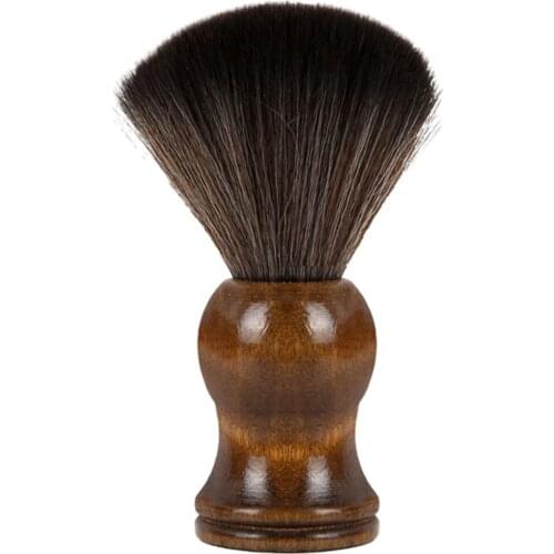 Shaving Brush with Solid Wood Handle Professional Brush for Salon Tool Beard Shaving Brush Male Shave Gifts