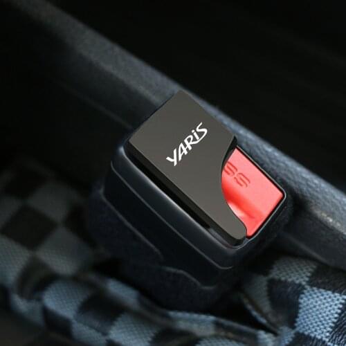 For Toyota yaris accessories car styling Hidden Car Safty Seat Belt buckle clip 1pcs