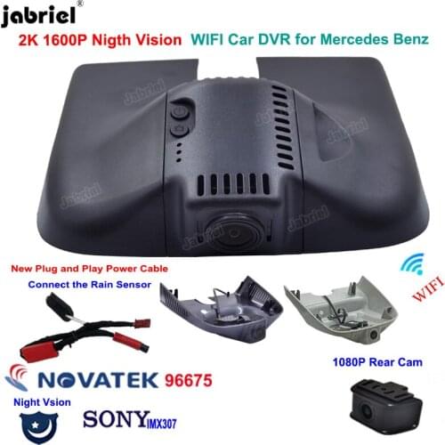 2K 1600P Plug And Play Hidden Wifi Car Dvr Dash Cam for Mercedes Benz ML w166 w164 ml320 ml350 GL x164 x166 gl320 gl350 gl450
