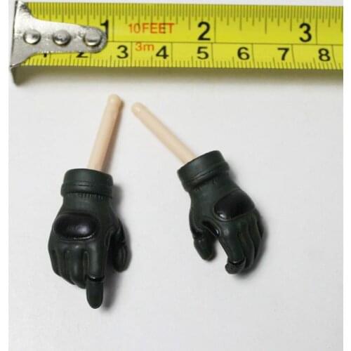 1/6 Scale Women Figures Hand Gloves Hand Types with Connectors for 12''Figures DIY