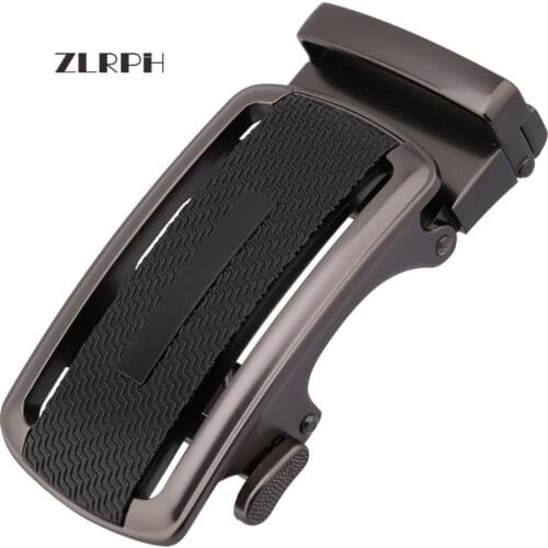 ZLRPH Mens Automatic Buckle Replacement Metal Rectangle Ratchet Belt Buckles