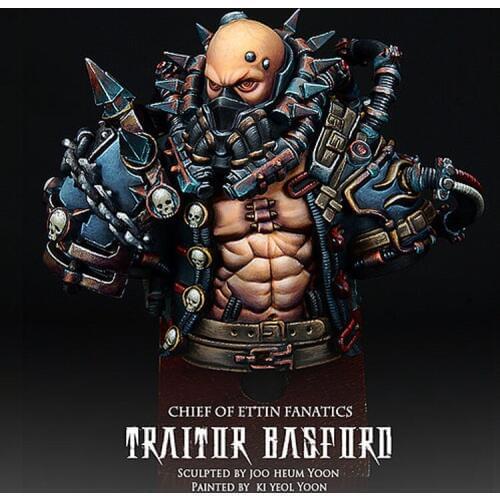1/12 Traitor Basford, Resin Model Bust GK, science fiction, Unassembled and unpainted kit