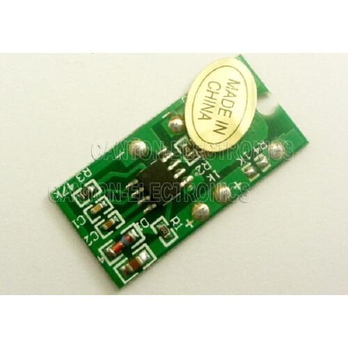 1x 3.5-5V 2A Touch Switch LED Driver Controller for USB mobile power 18650 lithium battery & 5x DC 3.7V 5V 1.2W White LED light