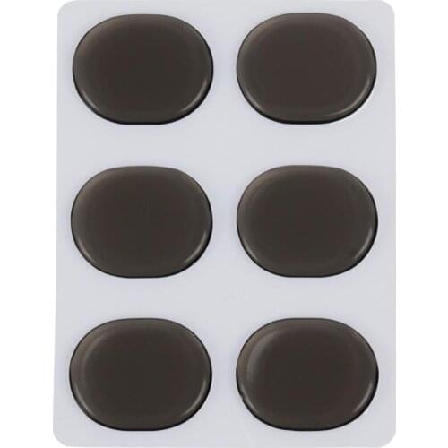 6 Pieces Snare Drum Mute Pads Muffler Pad For Drumming Practice 1.18x0.98x0.12inch