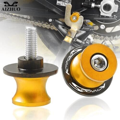 8MM Motorcycle Accessories CNC Aluminum Swingarm Spool Slider Stand Screws FOR BMW K 1200 S K1200S 2004-2008 2007 2006 2005