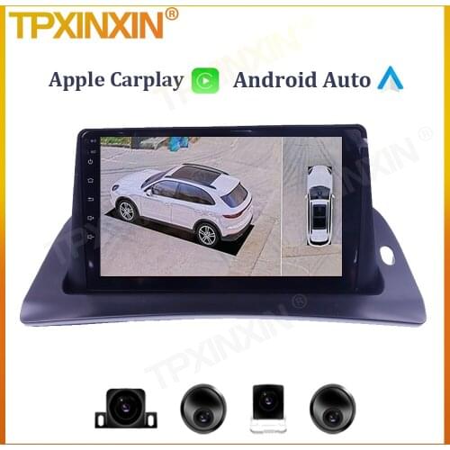 6+128G For Renault Kangoo 2015 2016 2017 2018 Android 9 Inch Car Radio Multimedia Video Player Carplay GPS Navigation 360 Camera
