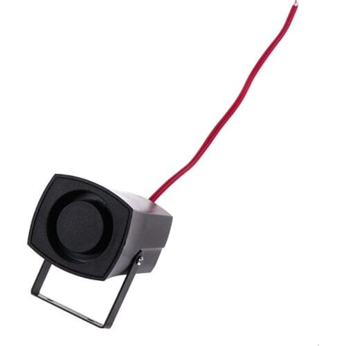 DC 12V 100dB Auto Warning Siren Sound Signal Backup Alarms Horns Beep Reverse Slim Invisible Air Horn for the Car