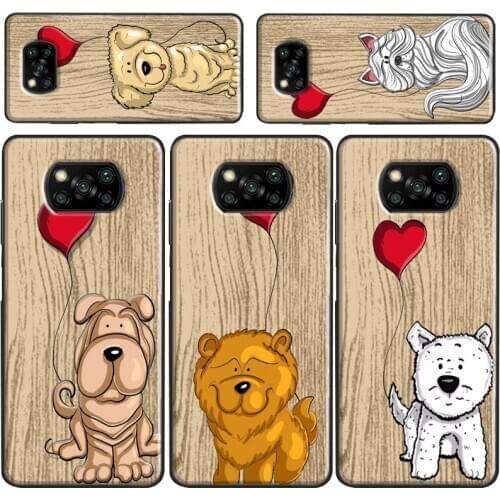 Westie schnauzer terrier heart dog Case For Xiaomi Redmi 9 A 9C 8 T 7 For Redmi Note 9S 10 Lite Mi 10 Ultra POCO F2 Pro X3