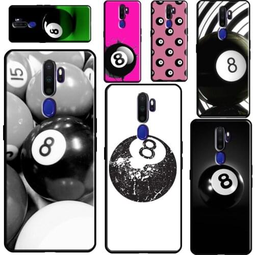 Eight Ball For OPPO A31 A53 2020 A5 A9 A1K A15 A3S A5S A52 A72 A92 A83 A91 A93 Reno2 Z F5 F7 Case