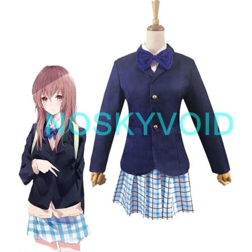 The Shape Of Voice Nishimiya Syouko Cosplay Costumes A Silent Voice JK Uniform Suit Schoolgirl Uniform Anime Movie