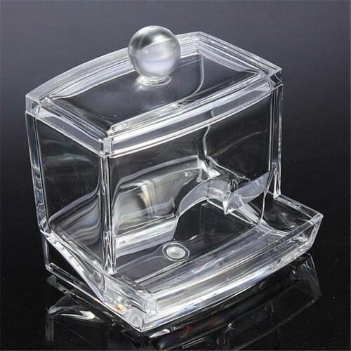 Hot sale Swab Makeup Organizer Storage Box Make Up Cotton Pad Holder Portable Container Cosmetics Organizer Storage Case