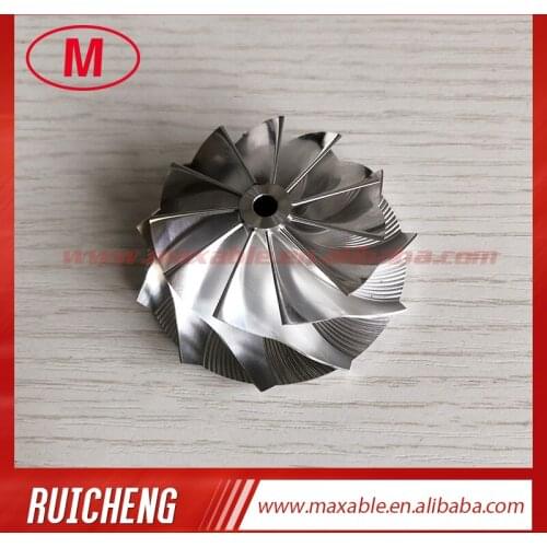 K04 46.02/58.00mm 11+0 blades high performance Turbocharger milling/aluminum 2618/billet compressor wheel