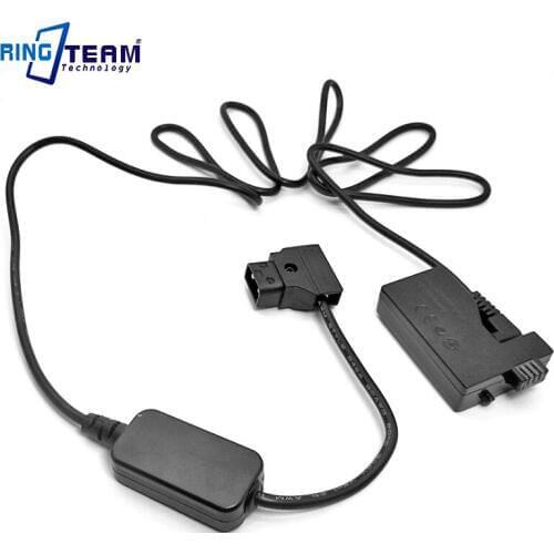 Power D-Tap P-Tap Cable + LP-E5 DR-E5 DC Coupler for Canon Cameras EOS Rebel EOS Rebel XSi XS X3 450D 500D 1000D Kiss F X2 X3