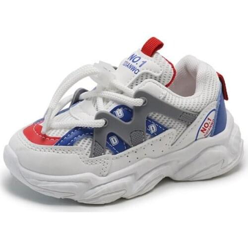 Autumn Kids Sport Shoes Boys Girl Sneakers Baby Children Shoes Fashion White Flat Sport Breathable Toddler Casual Student Shoes