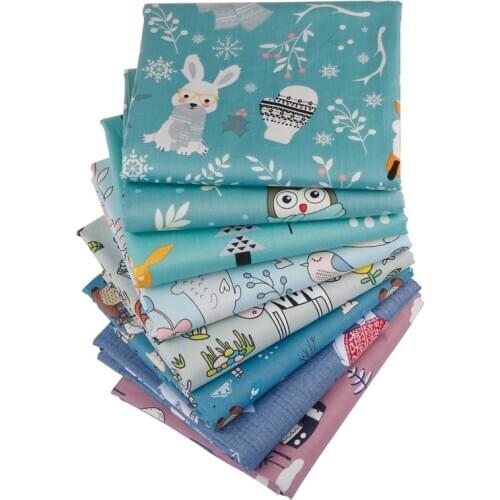 Haisen Cartoon Printed 100% Cotton Fabric Textilel Twill Cloth for DIY Sewing&Quilting Baby&children Bedding Sheet By Half Meter