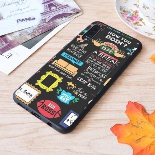 Friends Forever Print Soft Silicone Matt Case For Samsung Galaxy S Note and Galaxy A