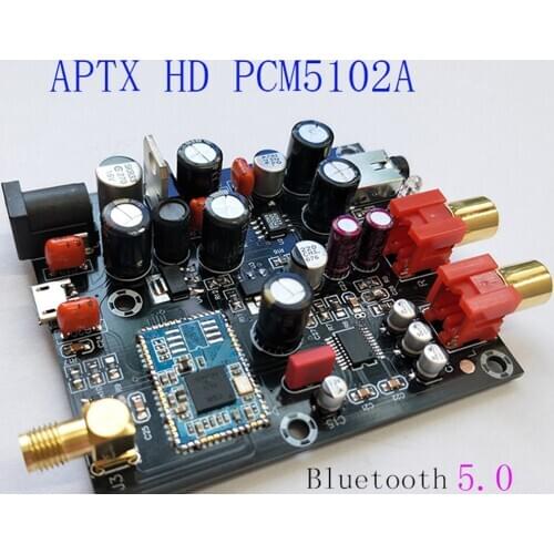 New CSR8675 Bluetooth Board Receiver APTX HD Decoder Board 5102 DAC Audio Refit Wireless Bluetooth 5.0