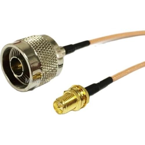 New Modem Extension Cable RP-SMA Female Jack To N Male Plug Connector RG316 Coaxial Cable 15CM 6" Adapter RF Pigtail