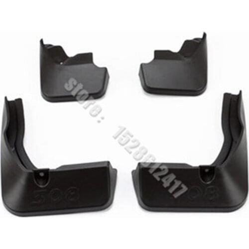 Plastic Mud Flaps Splash Guard fender Car styling For Peugeot 308 2016-2019