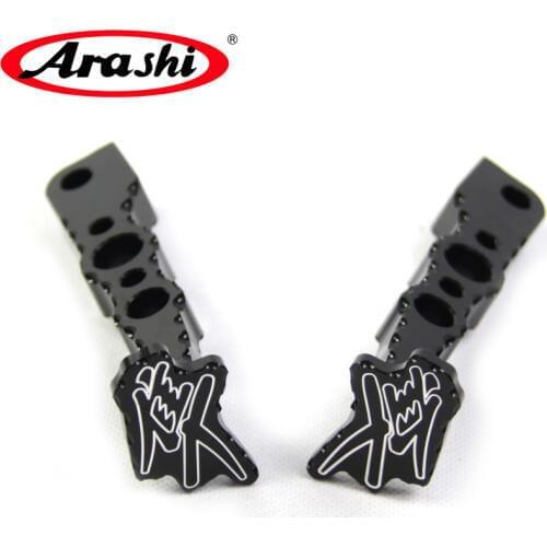 Arashi For SUZUKI GSXR1300 2008-2017 Rear Foot Pegs HAYABUSA GSX1300R GSX-R GSXR 1300 08 09 10 11 12 13 14 15 16 17 Footrests