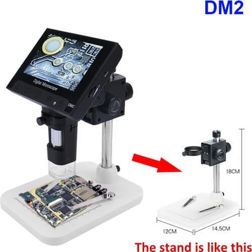 1000X Digital USB Microscope portable electronic video microscope for soldering reading With 4.3" HD OLED Screen