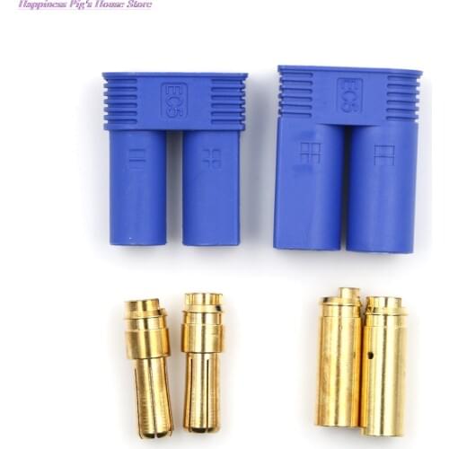1set EC5 Bullet Connectors Plugs Adapters Male / Female Losi Style 5mm Brand