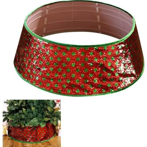 Xmas Tree Skirt Polka Dot Rug Christmas Ornaments Holiday Skirts For Home Party Props Natal Tree Skirts
