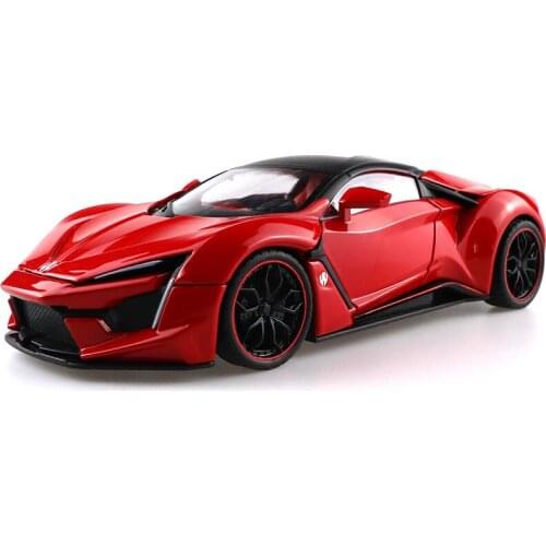 TAKARA TOMY 1:24 Model Car Boy Sound Light Toy Car with Acousto-optic Return Force Childrens Toy Gift Collection Lecan HYPER
