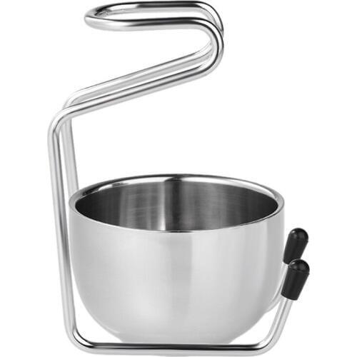 High quality silver stainless steel mans shaving razor stand shaving tools