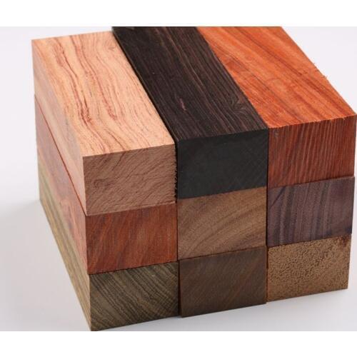 Knife handle blanks 120x40x30mm wood pistol grip knife handles material