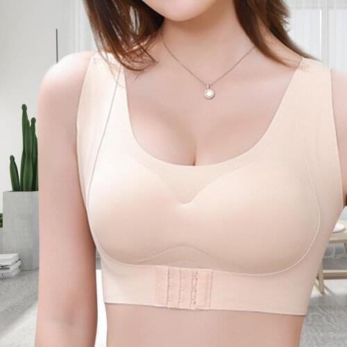 Ladies Seamless Sports Bra Women Sleeping Brassiere Casual Sports Underwear Non Adjusted Straps Wirefree Bra