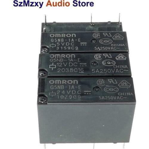 100PCS Relay G5NB-1A-E-12VDC G5NB-1A-E-5VDC G5NB-1A-E-24VDC 5V 12V 24V DIP4