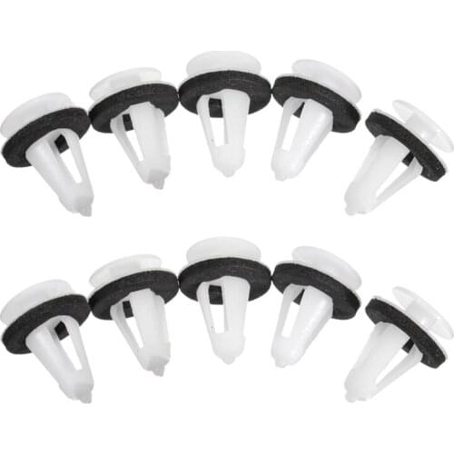 10x Car Body Side Door Trim Card Fastener Retainers Panel Clamp Clips For VOLVO