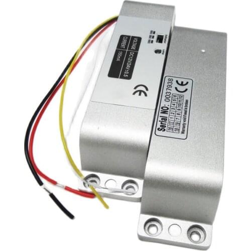 4 Wire Wooden Door Electric Drop Bolt Door Lock DC 12V Magnetic Induction/Surface Mount Shear Lock 2,000lbs Holding Force