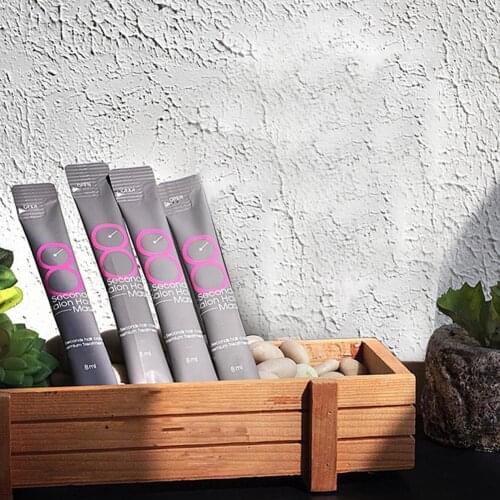 8 Seconds Salon Keratin Hair Face Hair Care Premium Treatment Repairing Dry Damaged Hair Korean Hair Supple Hydration Cream 8ml