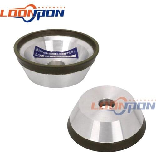 100mm Diamond Grinding Wheel Cup Type Grinding Circles for Tungsten Steel Milling Tool Sharpener Grinder Accessories