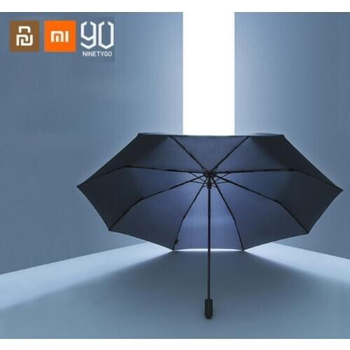 Xiaomi 90 super three-fold light and thin automatic umbrella sun umbrella sun protection UV sun and rain dual-use sun umbrella