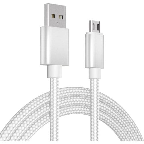 Data Cable Typec Micro Usb Charging Cable Nylon Braided Metal Length 0.25M1m2m3m Fast 2A Charging For Xiaomi Huawei Digit USB-C