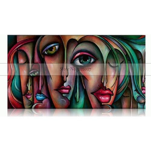 Large Size Canvas Paintings Wall Picture Figure Quardro Decorative Horses Pictures Canvas Wall Art Home Decor For Living Room