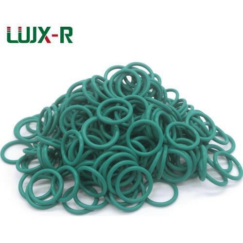 LUJX-R 15pcs 1.9mm Oil Resistance FKM Ring Gasket O-Ring Sealing OD22/23/24/25/26/27/28/29/30/31/32/33/34mm O Ring Seal Washers