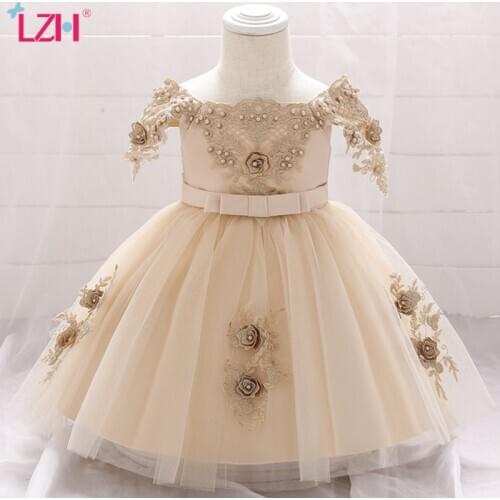Крестильные платья для малышек LZH China At AliExpress