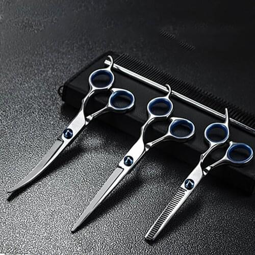 Pet Hair Clipper Cutter Pet Grooming Scissors Sharp Kit For Cats Dogs Animal Barber Cutting Tools Hair Trimming Metal Profession