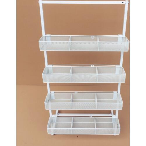 Chewing gum small shelves. Content display shelf lipstick