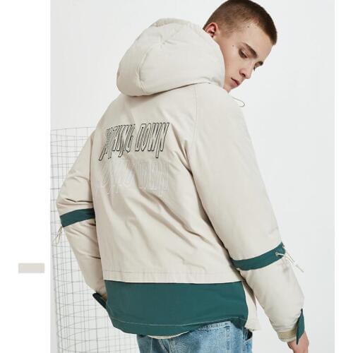 New arrival male fashion short winter down jacket